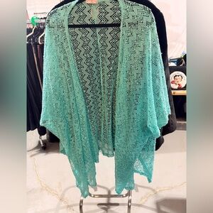 Gorgeous Teeley Blue Pretty Young Thing Soft Crochet Shell